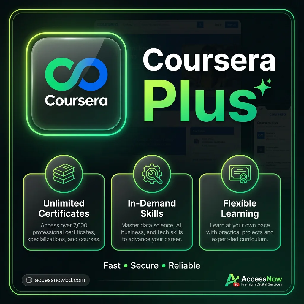 Coursera Plus 1 Year Price in Bangladesh - Advance Your Career Today