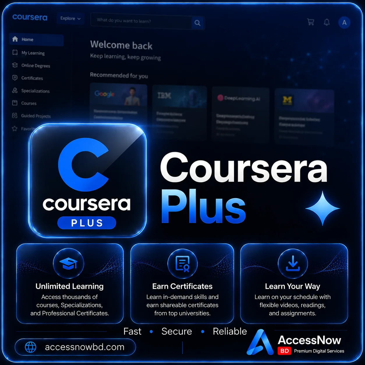 Coursera Plus Subscription Price in Bangladesh - Learn Without Limits