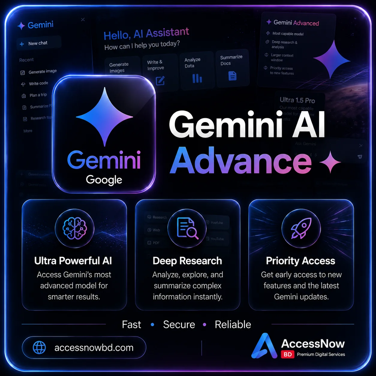 Gemini AI Advanced Price in Bangladesh: Unlock Google Ultra 1.0 today!