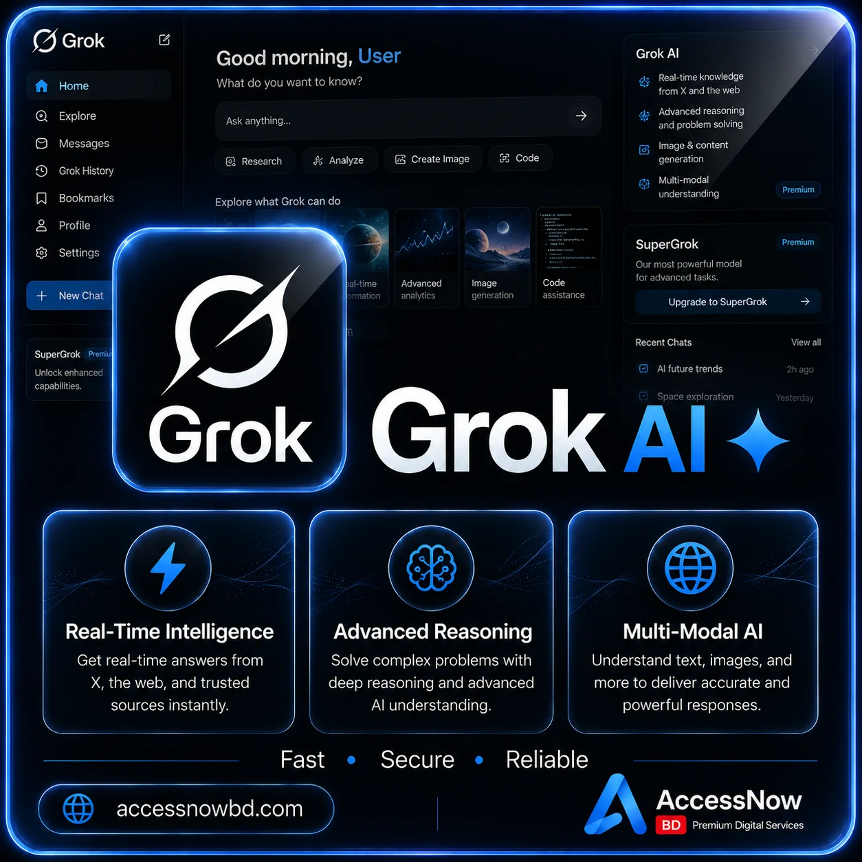 Grok AI Price in Bangladesh: Get Real-Time Intelligence with AccessNow BD