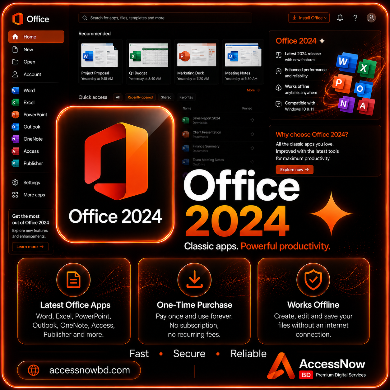 Microsoft Office 2024 Pro Plus LTSE Lifetime