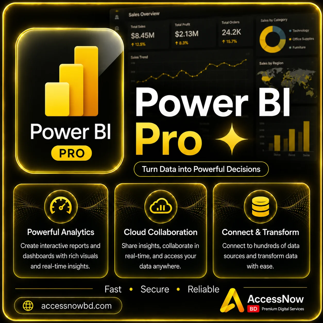 Power BI Pro Price in Bangladesh - Get Official Microsoft Subscription Today!