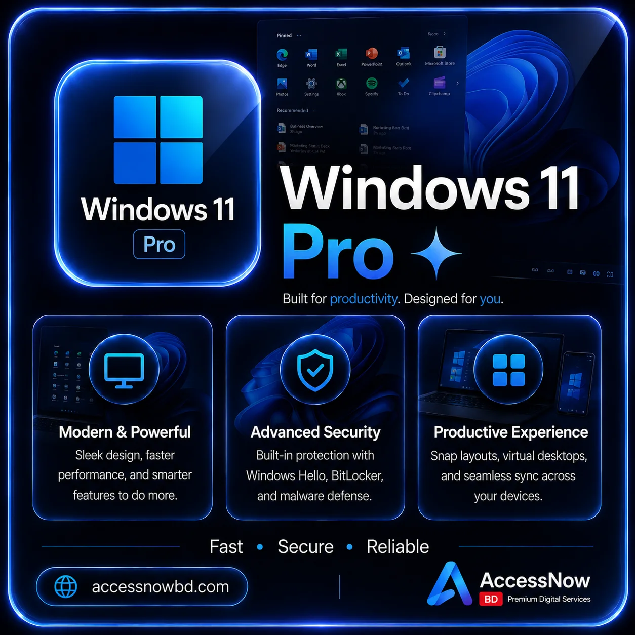 Windows 11 Pro Price in Bangladesh - Buy Genuine License Key Online