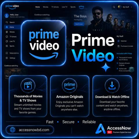 Amazon Prime Video Subscription Price in Bangladesh — Subscription available in Bangladesh