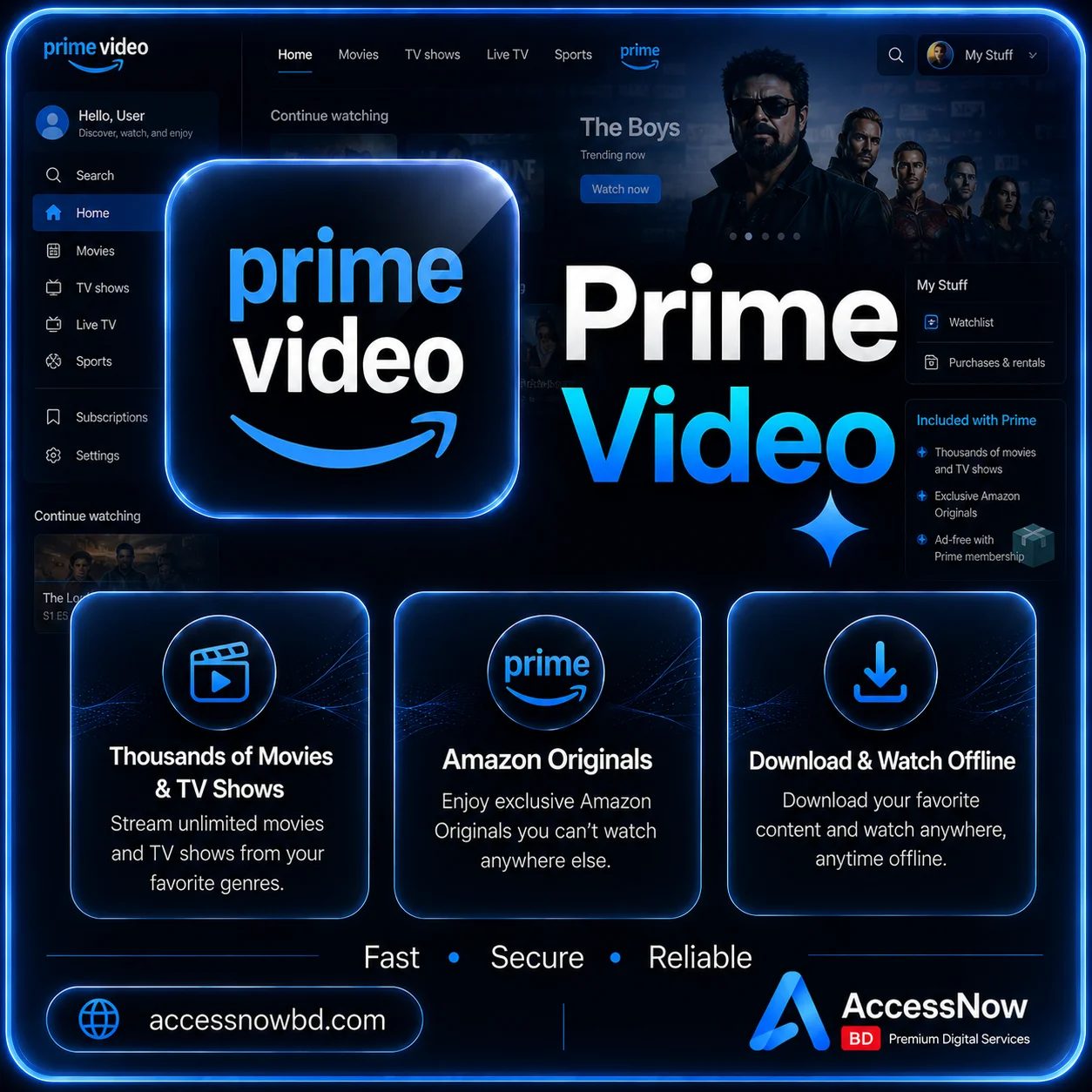 Amazon Prime Video Subscription Price in Bangladesh