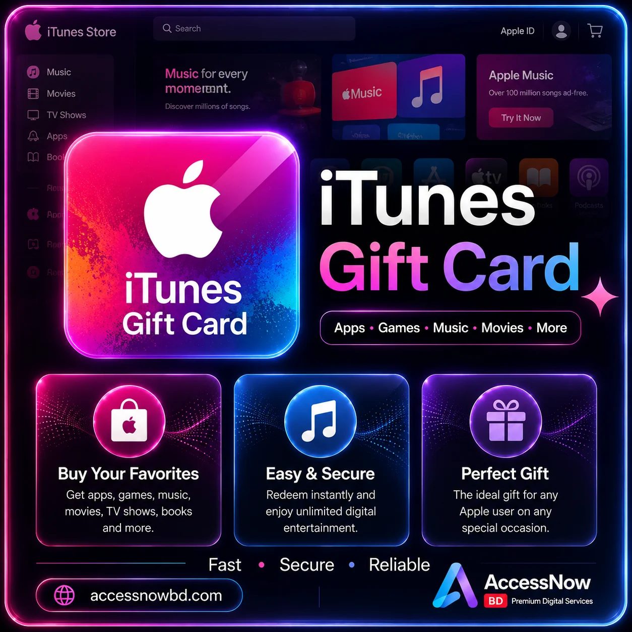 Apple iTunes Giftcard Price in Bangladesh