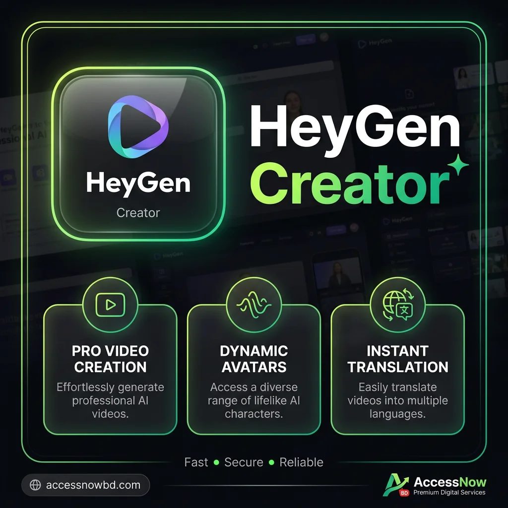 HeyGen Cretor (600 credit) Price in Bangladesh