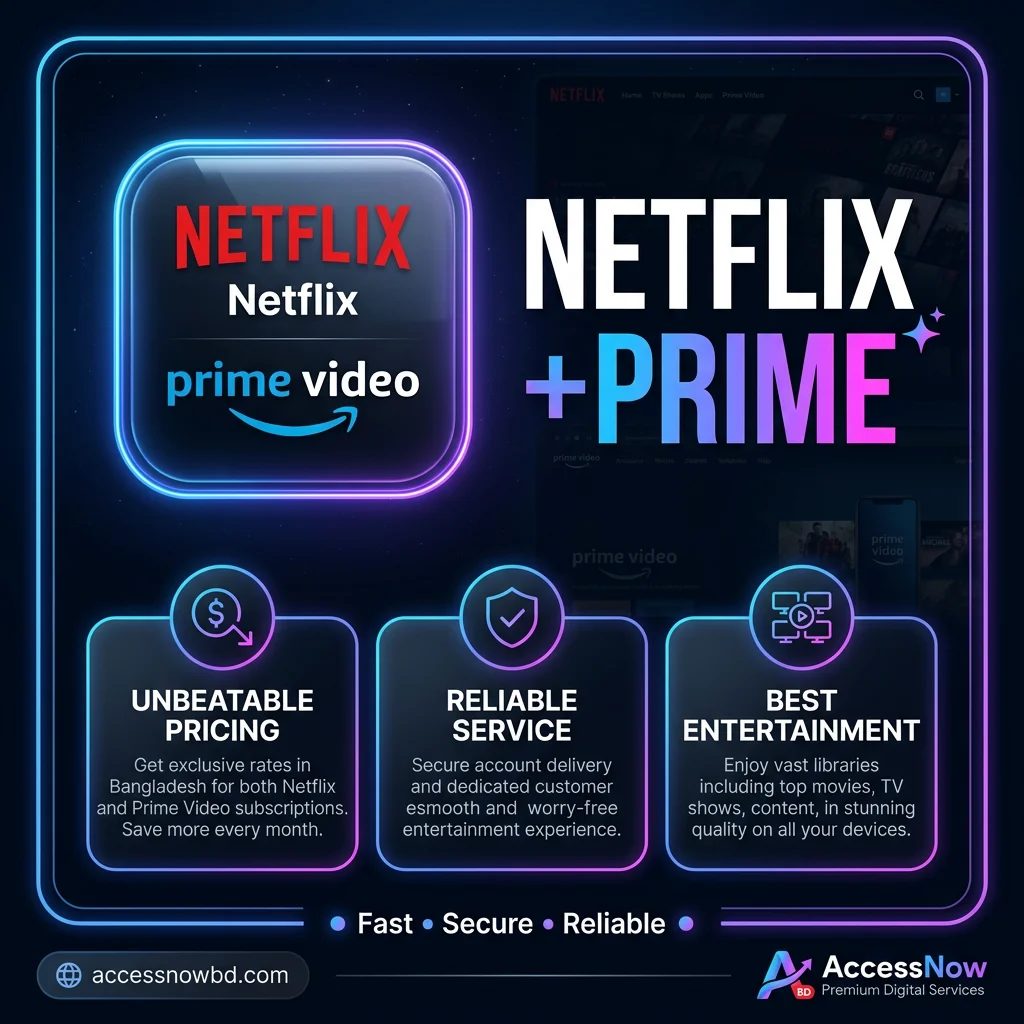 Netflix+prime video Price in Bangladesh