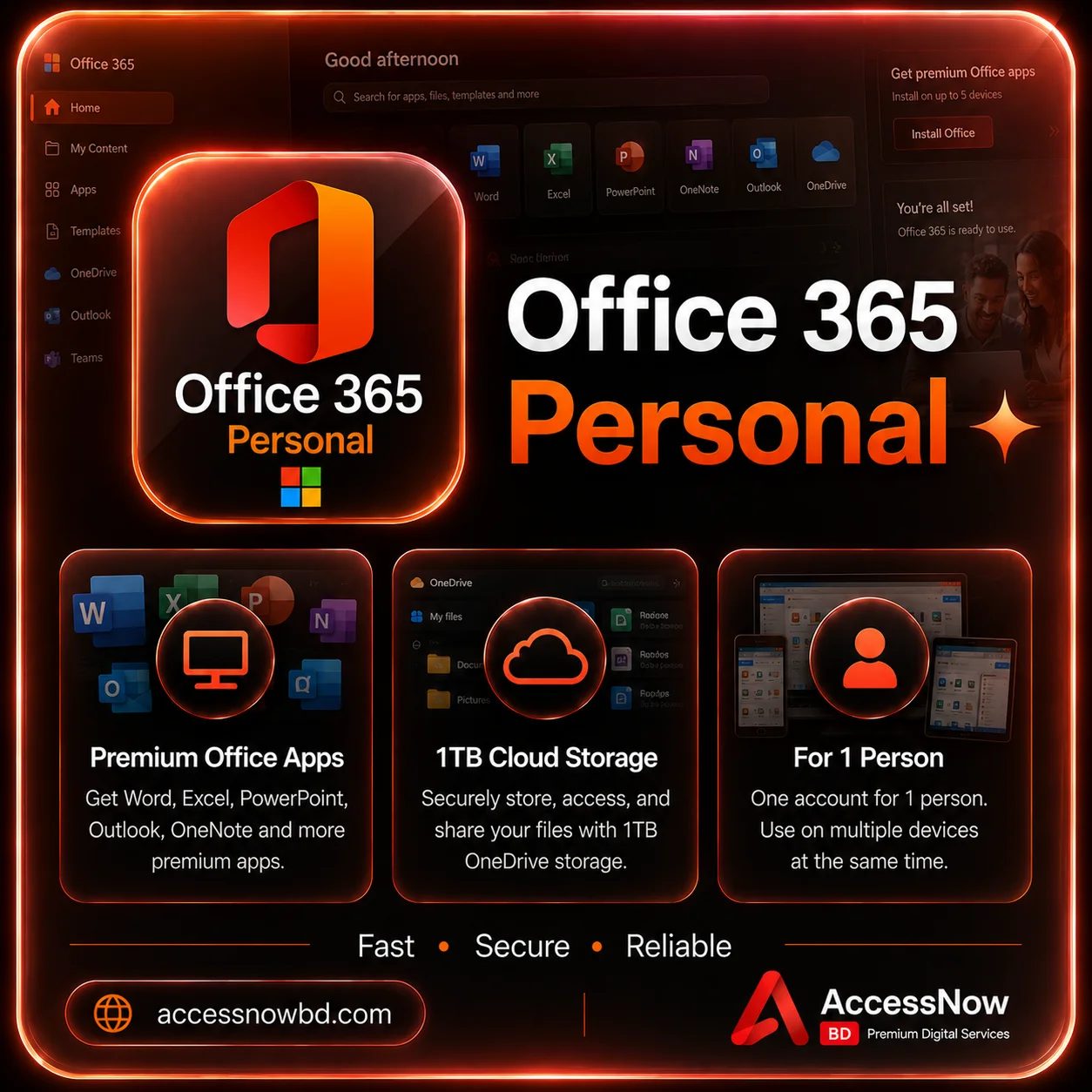 Office 365 Personal Price in Bangladesh