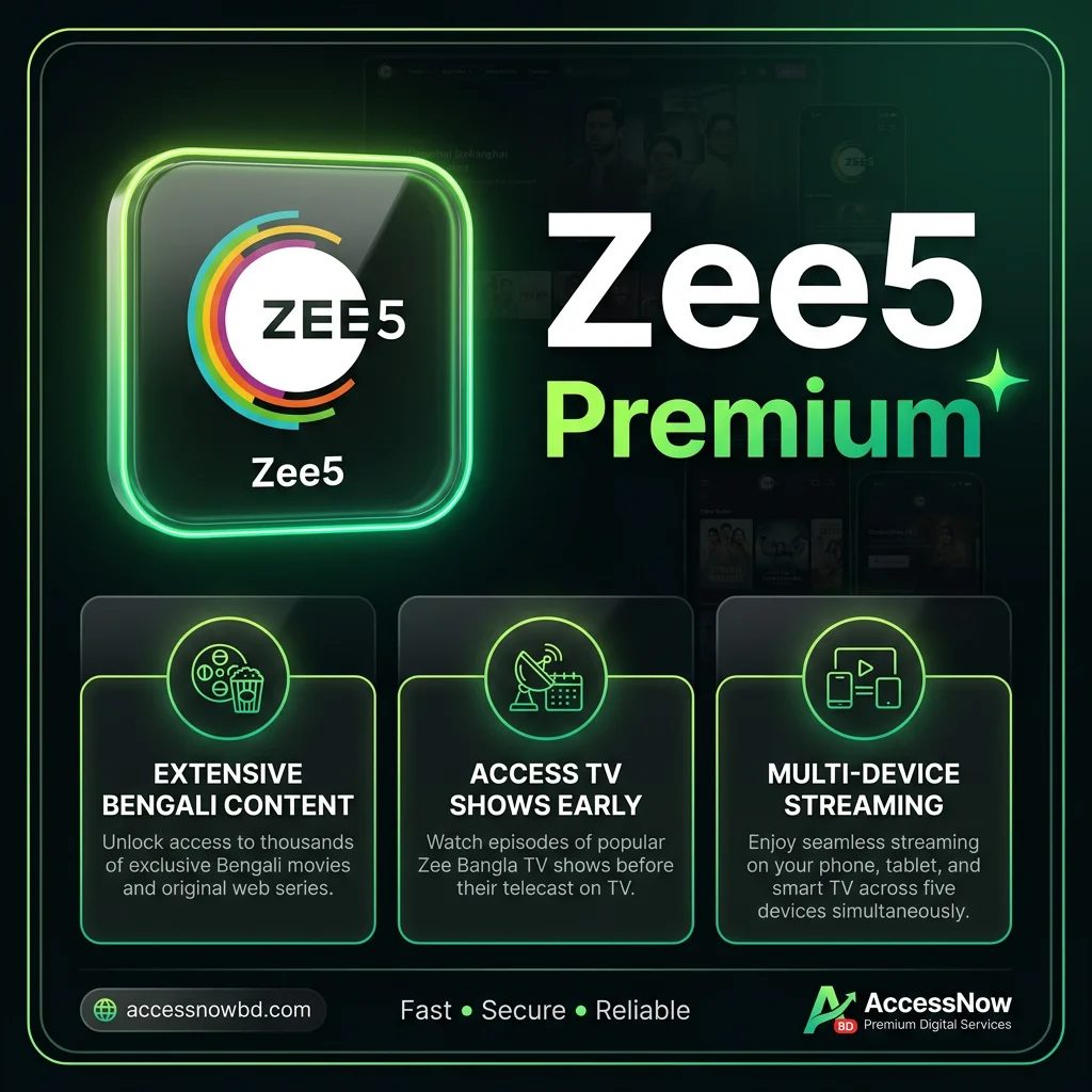 Zee5 subscription Price in Bangladesh